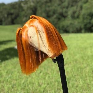 12 inch frontal ginger bob